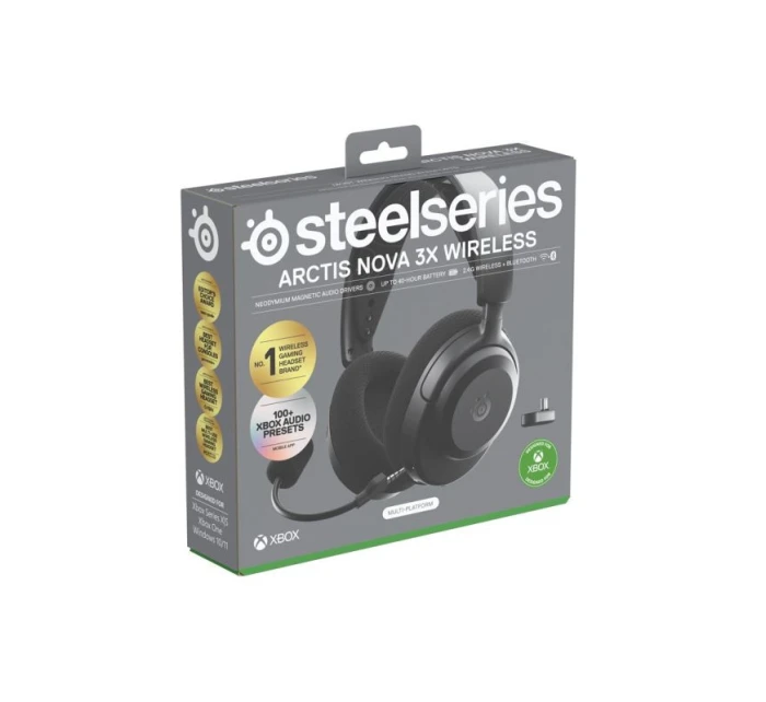 Steelseries Arctis Nova 3X Bezdrátová sluchátka pro Xbox, černá
