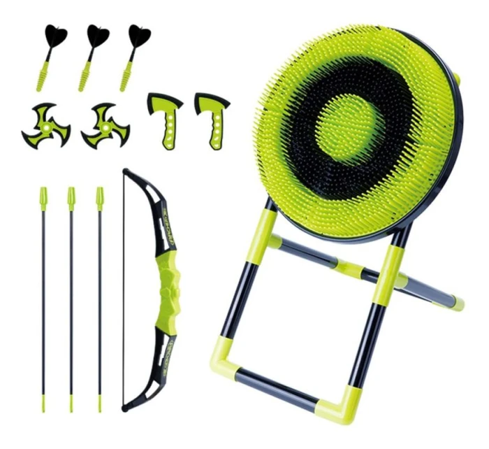 Herní set 4 v 1 DART BOW SHURIKEN