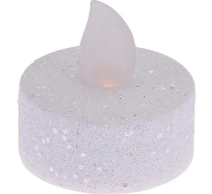 SADA 3 ČAJOVÝCH SVÍČEK S TŘPYTKAMI