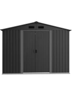 KOVOVÝ ZAHRADNÍ DOMEK NA NÁŘADÍ 312X257X202CM