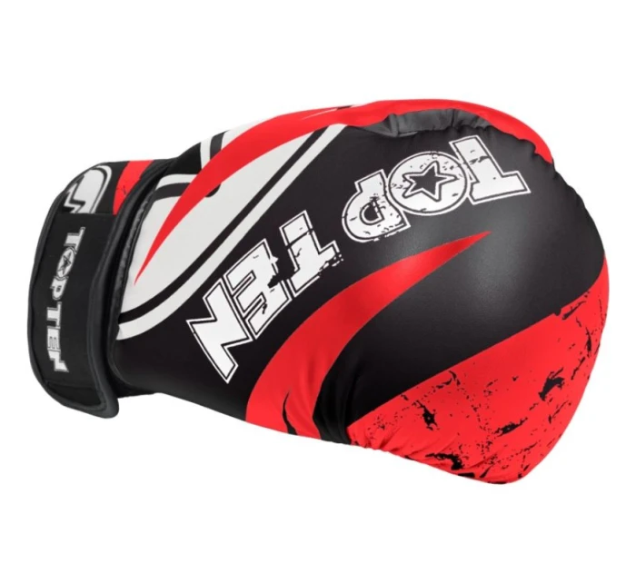 Boxerské rukavice TOP TEN "URBAN ARTS" černo-červené