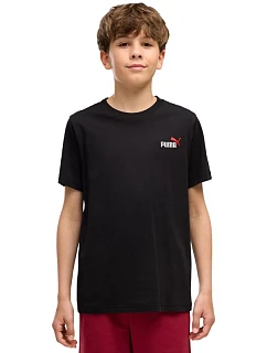 Dětské tričko Puma Ess 2 Color Small No.1 Logo Tee, černé, 685779 71