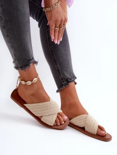 Dámské ploché žabky Big Star model 21653849 béžové - Big Star Shoes