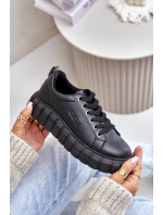 Zateplené dámské sneakersy Big Star MM274618 Černé Zateplené dámské sneakersy Big Star MM274618 Černé