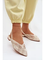 Dámské béžové ploché sandály model 22102865 - Boto