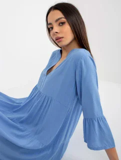 Šaty D73761M30214C modré