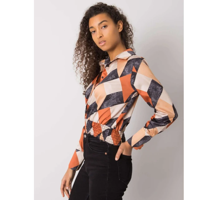 Halenka DHJ BZ 15251.82 černá a béžová