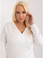 Bluzka RV BZ model 21271976 ecru - FPrice Bluzka RV BZ model 21271976 ecru - FPrice