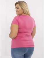 T shirt RV TS model 21072637 ciemny różowy - FPrice