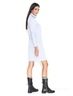 Dámské volnočasové šaty s rolákem středně dlouhé šedé - Šedá - Makadamia Dámské volnočasové šaty s rolákem středně dlouhé šedé - Šedá - Makadamia