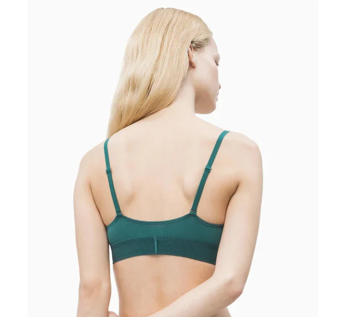 Podprsenka bez kostice QF4919E-ZAY zelená - Calvin Klein