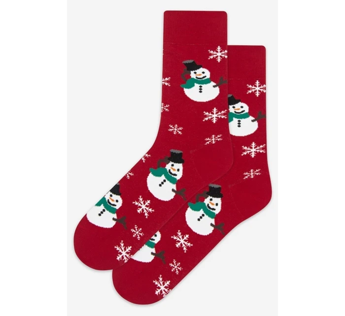 Vzorované vánoční ponožky U04.156 Vzorované vánoční ponožky U04.156