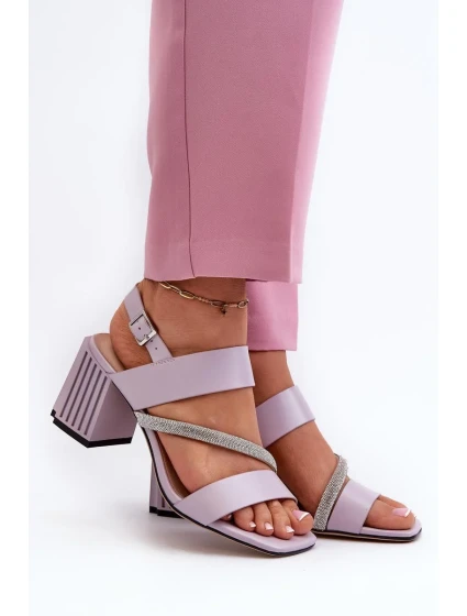 Sandály na podpatku model 196644 Step in style Sandály na podpatku model 196644 Step in style