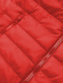 Lehká červená dámská prošívaná bunda model 16279925 - J.STYLE