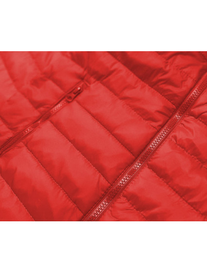 Lehká červená dámská prošívaná bunda model 16279925 - J.STYLE