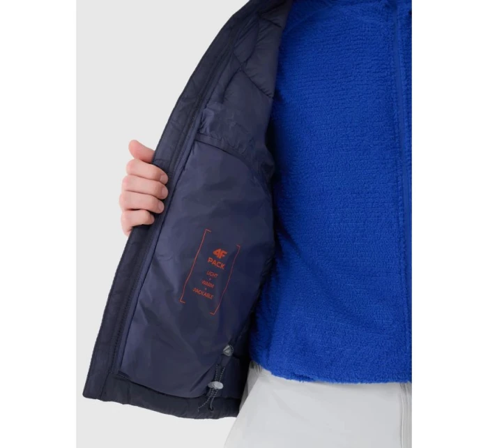 Pánská trekingová bunda 4F 4FWSS25TDJAM527-22S s výplní Primaloft Silver Pánská trekingová bunda 4F 4FWSS25TDJAM527-22S s výplní Primaloft Silver