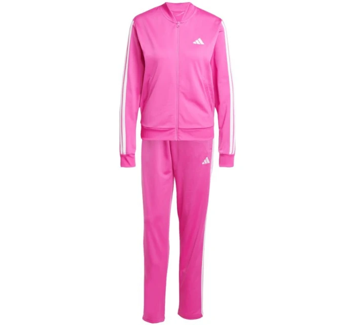Adidas Essentials dámská tepláková souprava se třemi pruhy růžová JD5436