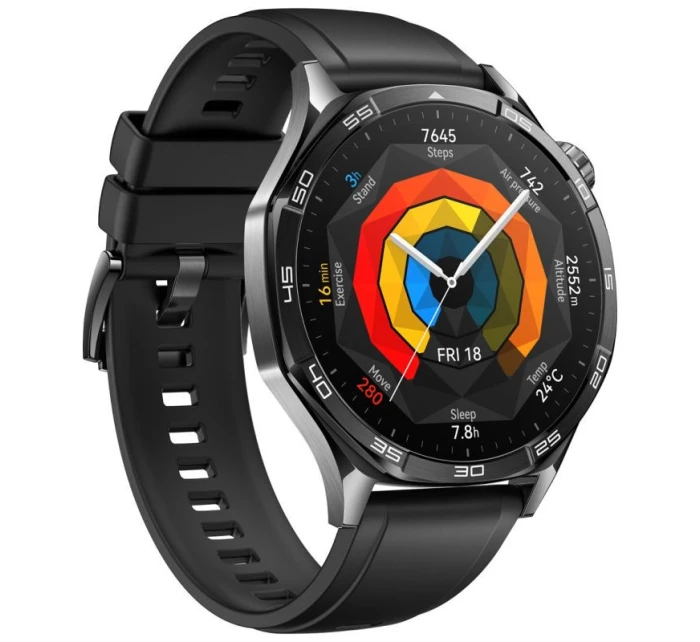 Huawei WATCH GT 5 46mm Vili-B19F | Chytré hodinky | GPS (satelitní) | AMOLED | 1,43 palce | Černá