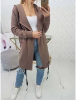 Zateplená bunda s kapucí mocca