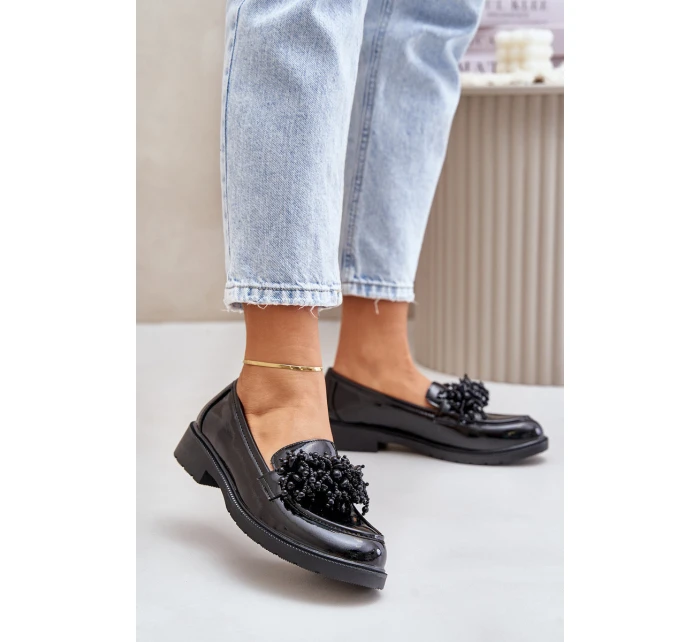 Dámské mokasíny S.Barski černé model 21672362 - D&A