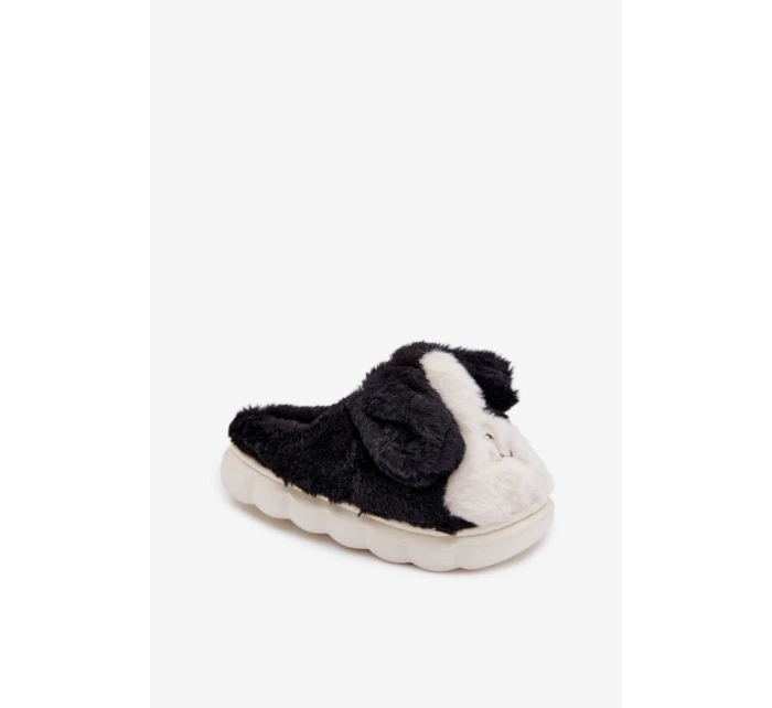 Dětské pantofle černé model 21793851 - Boto Dětské pantofle černé model 21793851 - Boto