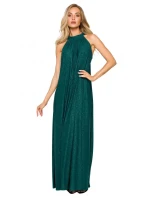M721 Maxi šaty bez rukávů - smaragdové M721 Maxi šaty bez rukávů - smaragdové