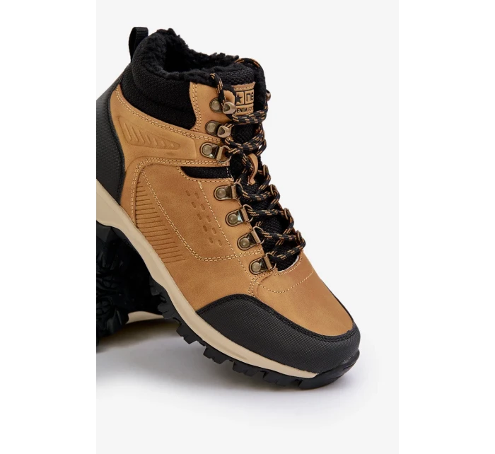 Zateplené Trekingové Boty Pánské Camel Loreinae
