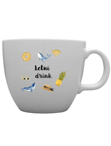 Personalizovaný MEGA XXL keramický hrnek 1000 ml s letním mixem Personalizovaný MEGA XXL keramický hrnek 1000 ml s letním mixem