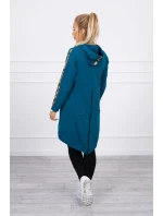 Dámská delší mikina se zipem na zádech Marine model 21345012 - Kesi Dámská delší mikina se zipem na zádech Marine model 21345012 - Kesi