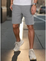 Pánské šedé teplákové šortky Dstreet SX2485