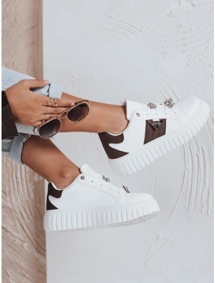 Dámské tenisky na platformě bílé FashionStreet ZY1058