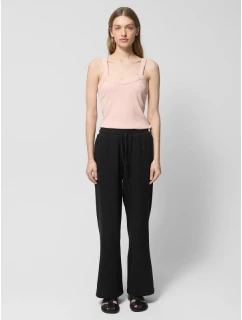 Dámské bavlněné mušelínové kalhoty Outhorn OTHWSS24TTROF1017-20S