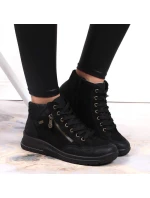 Nepromokavé kožené zateplené boty Rieker W RKR567 Nepromokavé kožené zateplené boty Rieker W RKR567