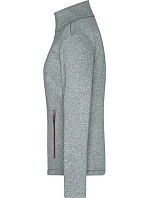 JN Dámská 2vrstvá melanžová softshell bunda 02. dark model 22530622 - Daiber