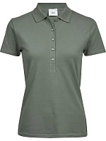Tee Jays TJ 145 Dámské luxusní těžké strečové piqué polo 18.0145 leaf green Tee Jays TJ 145 Dámské luxusní těžké strečové piqué polo 18.0145 leaf green