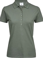Tee Jays TJ 145 Dámské luxusní těžké strečové piqué polo 18.0145 leaf green
