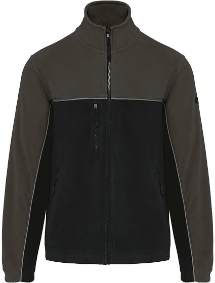 WK WK 904 Pracovní fleecová bunda 20.W904 black/dark grey
