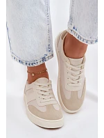 Dámské Nízké Tenisky Big Star model 22069439 Béžové - Big Star Shoes