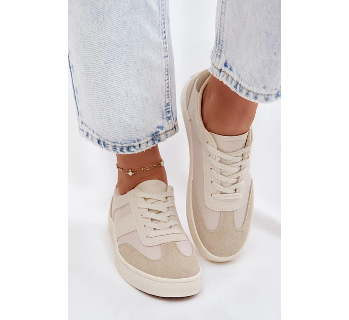 Dámské Nízké Tenisky Big Star model 22069439 Béžové - Big Star Shoes