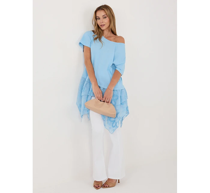 Bluzka IT SK model 22089447 jasny niebieski - FPrice