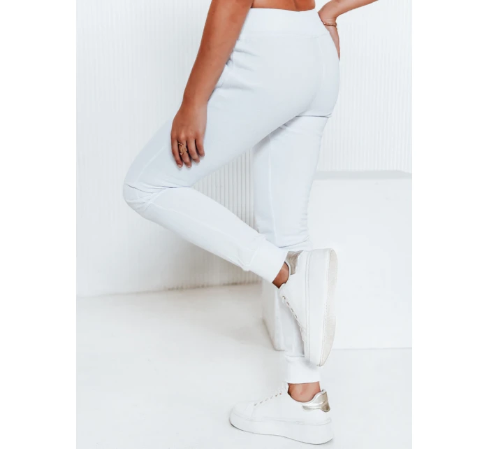 Dámské tepláky FITS bílé UY0134 Dámské tepláky FITS bílé UY0134