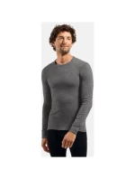 Odlo BL TOP s dlouhým rukávem a výstřihem ACTIVE WARM spodní prádlo velikost M tmavě šedá