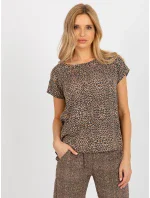 Halenka D73771R10978Q hnědá Halenka D73771R10978Q hnědá