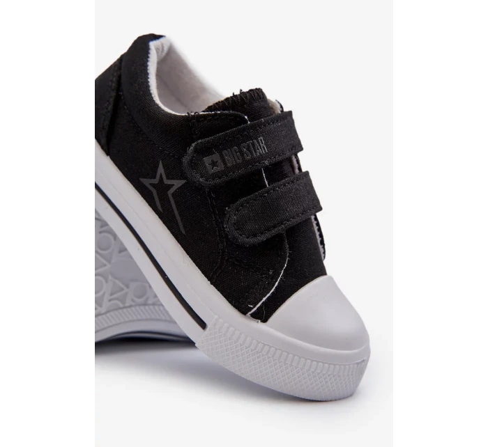 Dětské tenisky na suchý zip Big Star Black Dětské tenisky na suchý zip Big Star Black