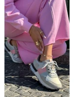 Dámské semišové tenisky Big Star HI-POLY SYSTEM – šedo-růžové Dámské semišové tenisky Big Star HI-POLY SYSTEM – šedo-růžové