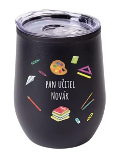 Personalizovaný termohrnek "BOWL" pro paní učitelku/pana učitele (pomůcky)
