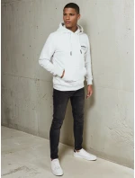 Pánská mikina s kapucí světle šedá Dstreet BX5690 Pánská mikina s kapucí světle šedá Dstreet BX5690