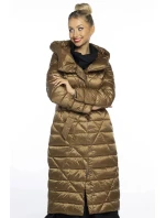 prošívaný kabát s kapucí model 21247349 - Ann Gissy