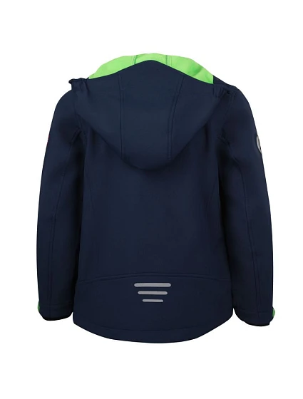 Dětská softshellová bunda Jacket green s prvky navy blue model 21349961 - Trollkids