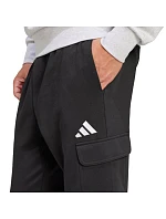 Pánské kalhoty adidas Essentials Feelcozy Fleece Cargo black JE3820